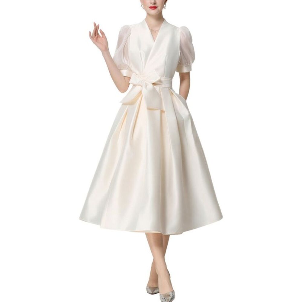 Vincent Womens  Midi Dress